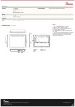 12.1" Multi-Touch Chassis Industrial LCD Displays R12L100-PCM2(HB)-2