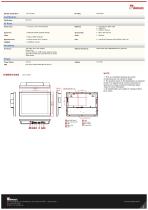 12.1" NXP i.MX6 S Series HMI Panel PC R12FA3S-PCM2-POE-2