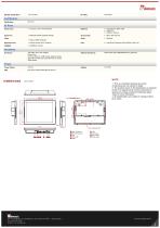 12.1" NXP i.MX6 S Series HMI Panel PC R12FA3S-PCM2AC-POE-2