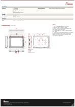 12.1” Open Frame Display R12T600-OFL1-2