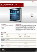 12.1” Open Frame Transflective Display R12L600-OFM2TR-1