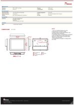 12.1" Qualcomm Snapdragon™ 660 G-WIN GC-Series Front IP65 PCAP Panel PC R12IQ3S-GCM2-2