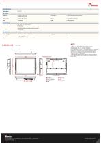 12.1" Qualcomm Snapdragon™ 660 S Series HMI Panel PC R12IQ3S-PCM2AC-POE-2