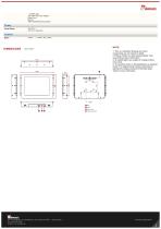 12.1" Rear Mount Display R12L600-RMM2-2
