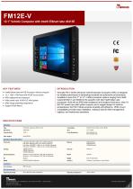 12.1" Vehicle Computer with Intel® Elkhart lake x6413E FM12E-V