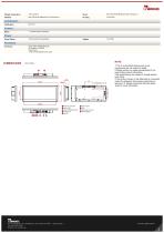 12.3" ARM A53 G-WIN GC-Series Front IP65 PCAP Panel PC W12IM3S-GCB1-2