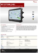 13.3" Intel® Core™ i5-1135G7 Defence Ultra Rugged Tablet M133TGML(HB)