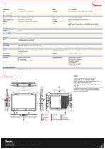 13.3” Intel® Core™ i5-­1135G7 Industrial Ultra Rugged Tablet M133TG-2