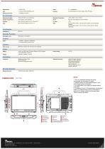 13.3” Intel® Core™ Ultra 5 125U Industrial Ultra Rugged Table M133MT-2