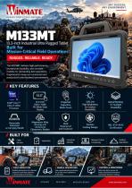 13.3” Intel® Core™ Ultra 5 125U Industrial Ultra Rugged Tablet M133MT
