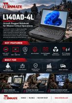 14-inch Rugged notebook with Intel® Core™ i5-1235U L140AD-4L