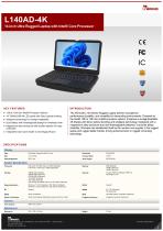 14-inch Ultra Rugged Laptop with Intel® Core Processor L140AD-4K