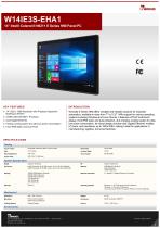 14" Intel® Celeron® N6211 E Series HMI Panel PC W14IE3S-EHA1