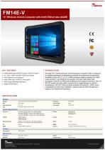14" Windows Vehicle Computer with Intel® Elkhart lake x6425E FM14E-V