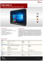14" Windows Vehicle Computer with Intel® Processor FM14AD-V