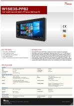 14.9" Intel® Celeron® N6211 PP Series HMI Panel PC W15IE3S-PPB2-1