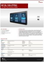 14.9" Multi-Touch Panel Mount Display W15L100-PPB2