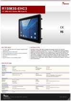15" ARM A53 E Series HMI Panel PC R15IM3S-EHC3-1