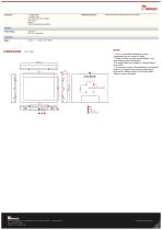 15" Chassis Industrial Touchscreens R15L100-CHA1-2