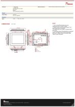 15" Front IP65 Display R15L600-IPC3-2
