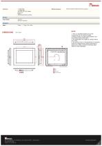 15" Front IP65 High Brightness Display  R15L100-IPC3HB -2