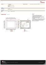 15" Front IP65 Transflective Display  R15L100-IPA1TR -2