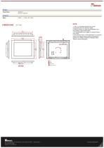 15" Front IP65 Wide Temperature Display  R15L100-IPA3WT -2