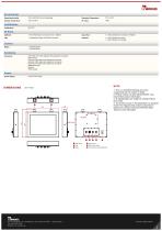 15" Intel Atom® x6413E IP65 Stainless Resistive Chassis Panel PC R15IE3S-65C3-2