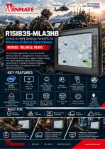 15" Intel® Celeron® N2930 G-WIN Defence Panel PC R15IB3S-MLA3HB