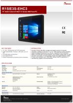 15" Intel® Celeron® N6211 E Series HMI Panel PC R15IE3S-EHC3