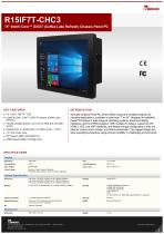 15" Intel® Core™ i3/i5/i7 (Coffee Lake Refresh) Chassis Panel PC R15IF7T-CHC3-1
