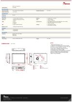 15" Intel® Core™ i3/i5/i7 (Coffee Lake Refresh) Open Frame Panel PC R15IF7T-OFC3-2