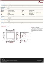 15" Intel® Core™ i3/i5/i7 HMI Panel PC R15IF7T-POC3-2