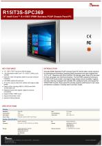 15" Intel® Core™ i5-1135G7 IP69K Stainless PCAP Chassis Panel PC R15IT3S-SPC369-1