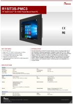 15" Intel® Core™ i5-1135G7 Panel Mount Panel PC R15IT3S-PMC3-1