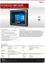 15″ Intel® Core™ i5-1235U G-WIN Vehicle Mount Panel PC R15IAD3S-VMC3(HB)-1