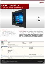 15" Intel® Core™ i5-1235U Panel Mount Panel PC R15IAD3S-PMC3-1