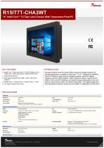 15” Intel® Core™ i5 (Tiger Lake) Chassis Wide Temperature Panel PC R15IT7T-CHA3WT-1