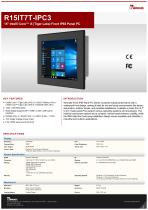 15" Intel® Core™ i5 (Tiger Lake) Front IP65 Panel PC R15IT7T-IPC3-1