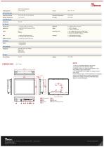 15” Intel® Core™ i5 (Tiger Lake) PP Series HMI Panel PC R15IT7T-PPC3-2