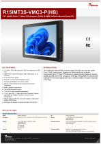 15" Intel® Core™ Ultra 5 Processor 125U G-WIN Vehicle Mount Panel PC R15IMT3S-VMC3-P(HB)-1