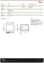15" Intel® Pentium® N4200 G-WIN GC-Series Front IP65 PCAP Panel PC R15IP3S-GCC3-2