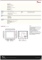 15" IP65 Stainless ATEX Rugged Display R15L600-65EX-2