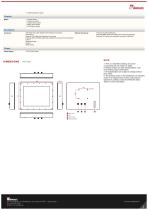 15" IP67 Stainless Resistive Chassis Display R15L600-67C3ST-2