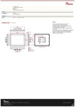 15" Multi-Touch Panel Mount Monitor R15L100-EHC3-2