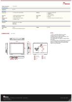 15" NXP i.MX6 Open Frame Panel PC R15FA3S-OFC3-2