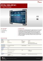 15” Open Frame Display R15L100-OFA1-1