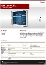 15” Open Frame Display R15L600-OFC3-1