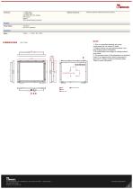 15” Open Frame High Brightness DisplayR15L100-OFC3HB-2