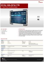 15” Open Frame Transflective Display R15L100-OFA1TR-1